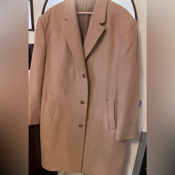 London Fog Long Chestnut Coat - Picture 3 of 11